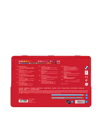 FABER-CASTELL | Caja de lápices de colores hexagonal (48 unidades) | 